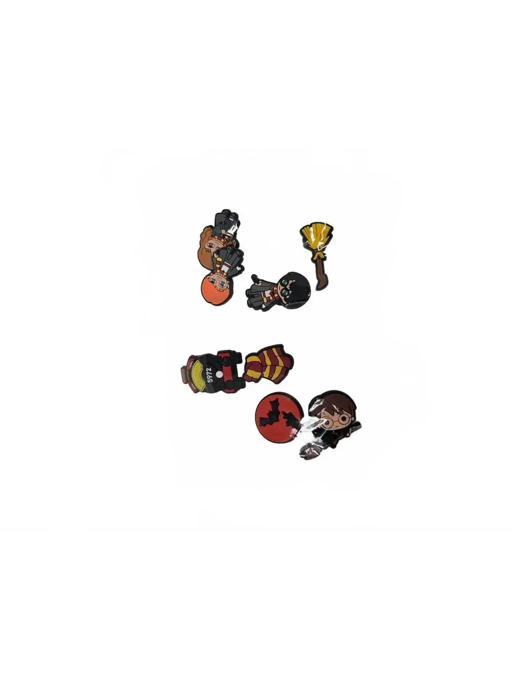 8 Harry Potter Shoe Charms NIP